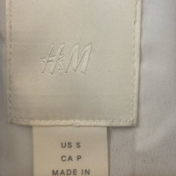 H&M Oversized Seersucker Double Breasted Longline Blazer - Picture 8 of 9